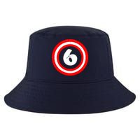 Captain 6th Birthday Cool Comfort Performance Bucket Hat