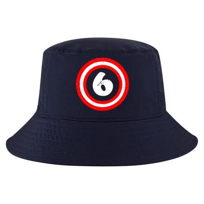 Captain 6th Birthday Cool Comfort Performance Bucket Hat