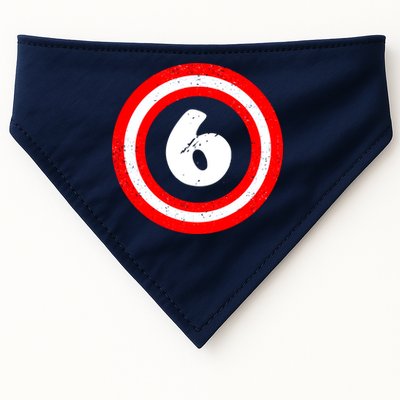 Captain 6th Birthday USA-Made Doggie Bandana