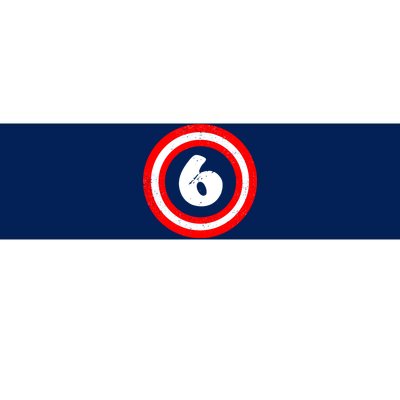 Captain 6th Birthday Bumper Sticker