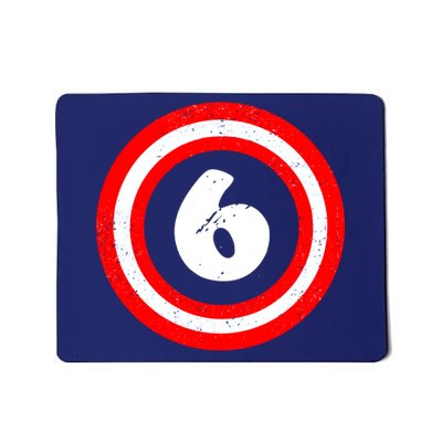 Captain 6th Birthday Mousepad