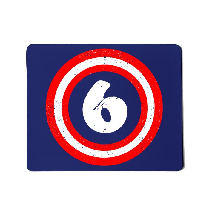 Captain 6th Birthday Mousepad