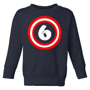 Captain 6th Birthday Toddler Sweatshirt