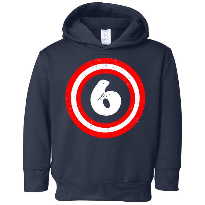 Captain 6th Birthday Toddler Hoodie