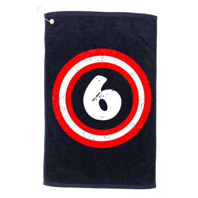 Captain 6th Birthday Golf Towel