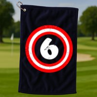 Captain 6th Birthday Golf Towel