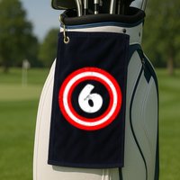 Captain 6th Birthday Golf Towel