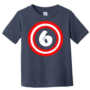 Captain 6th Birthday Toddler T-Shirt