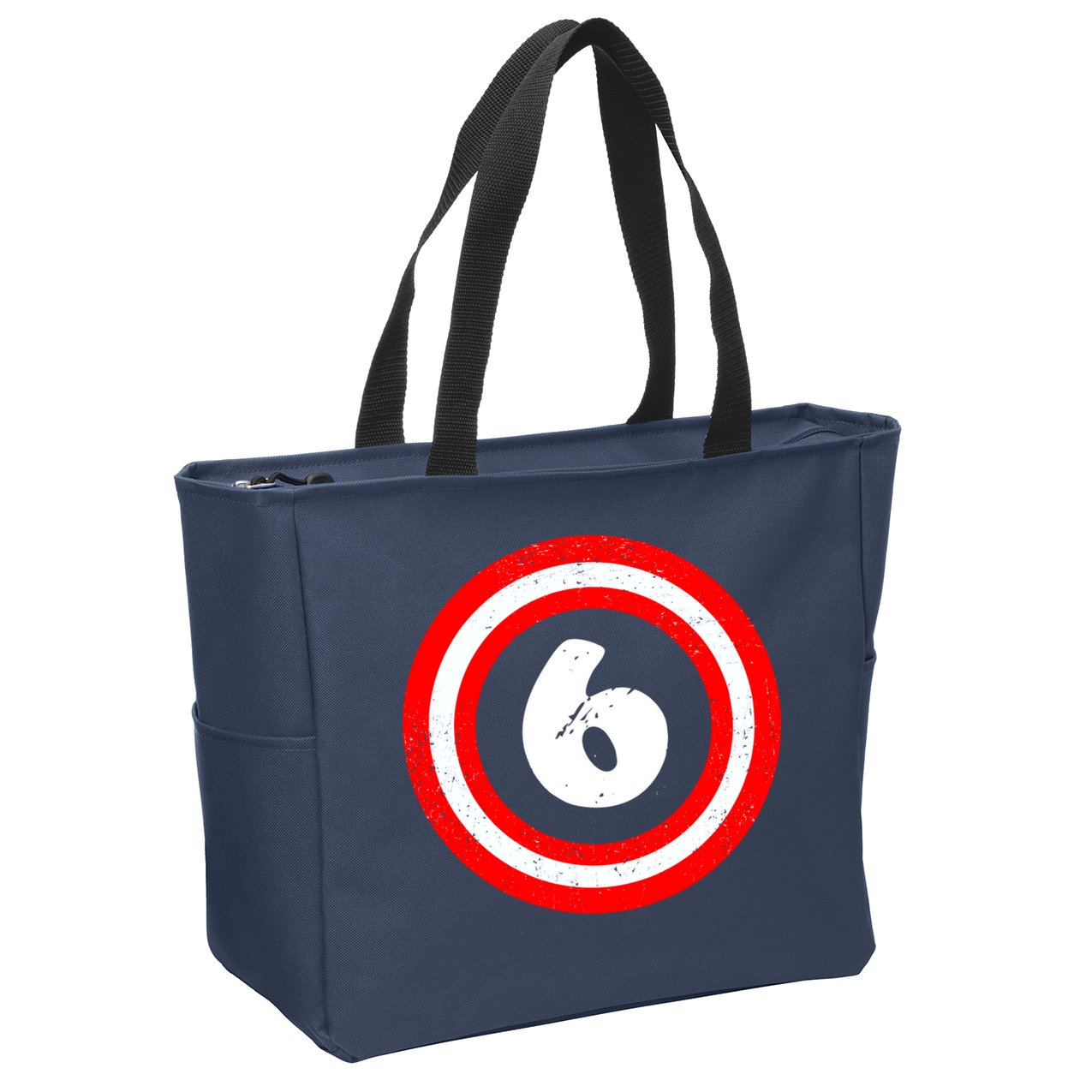 Captain 6th Birthday Zip Tote Bag