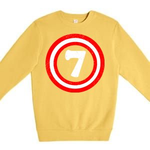 Captain 7th Birthday Premium Crewneck Sweatshirt