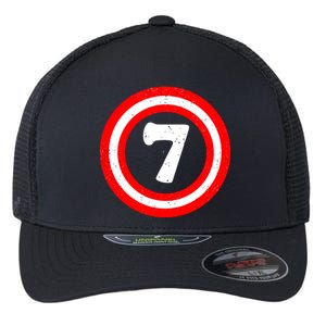 Captain 7th Birthday Flexfit Unipanel Trucker Cap