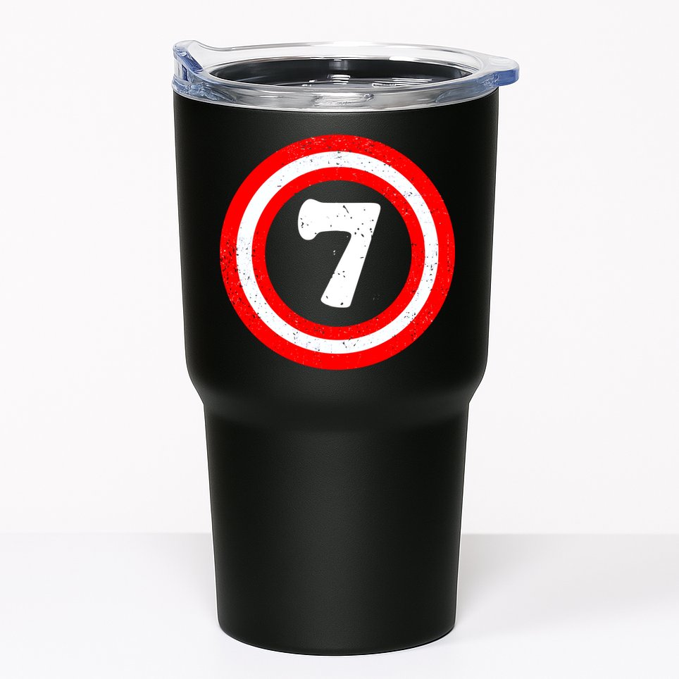 Captain 7th Birthday Tumbler