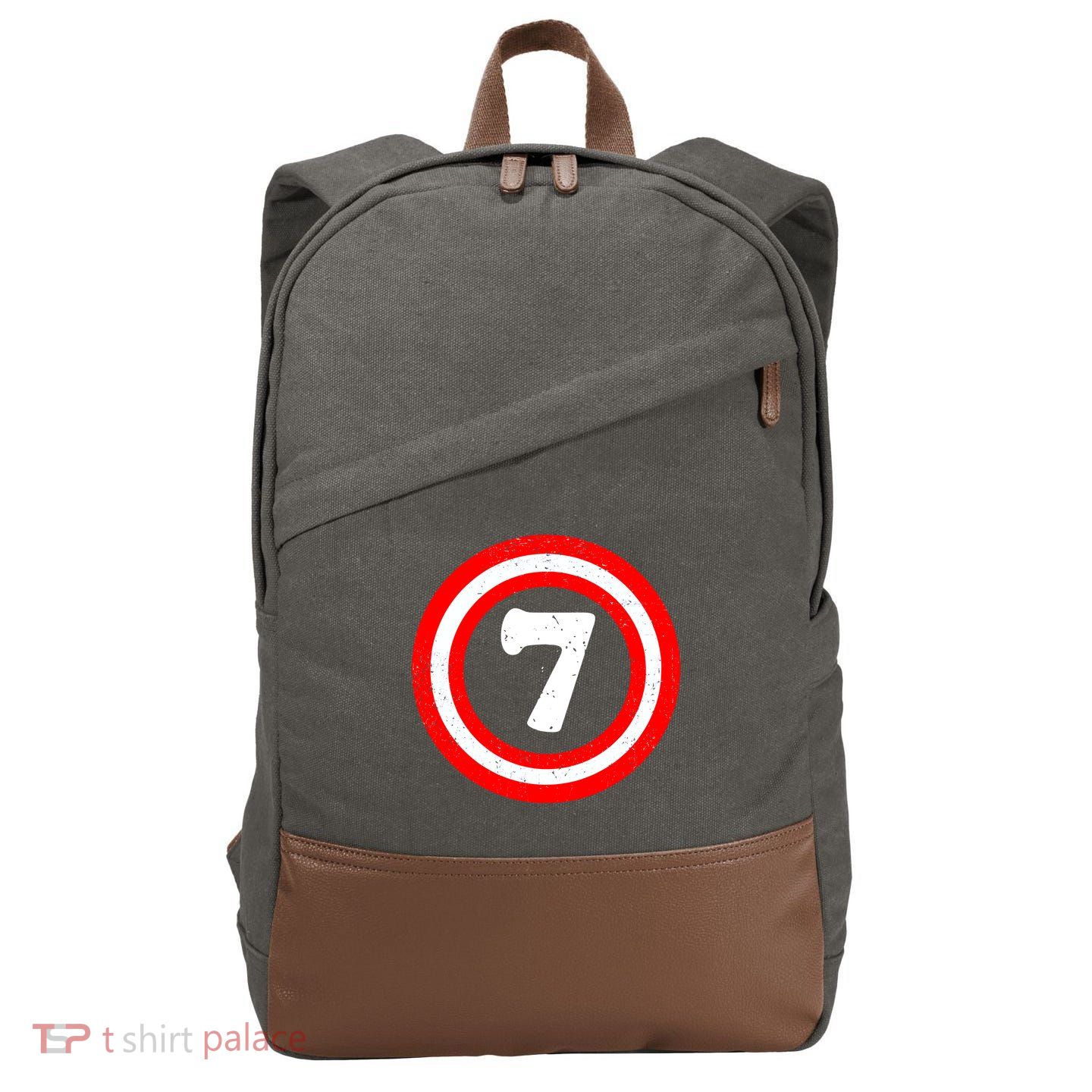 Captain 7th Birthday Cotton Canvas Backpack
