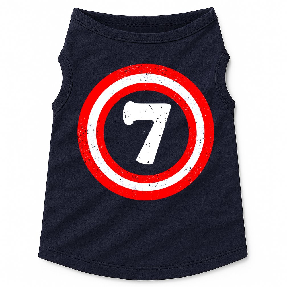 Captain 7th Birthday Doggie Tank