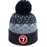 Captain 7th Birthday The Baniff Cuffed Pom Beanie