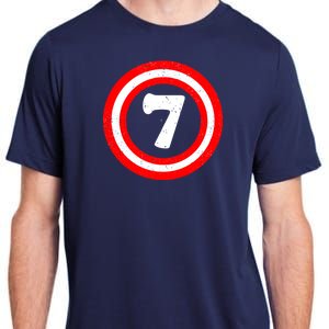 Captain 7th Birthday Adult ChromaSoft Performance T-Shirt