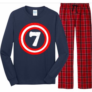 Captain 7th Birthday Long Sleeve Pajama Set