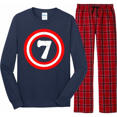 Captain 7th Birthday Long Sleeve Pajama Set