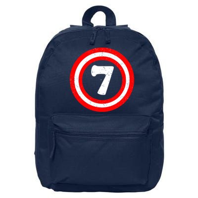 Captain 7th Birthday 16 in Basic Backpack