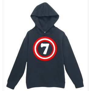 Captain 7th Birthday Urban Pullover Hoodie