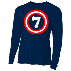 Captain 7th Birthday Cooling Performance Long Sleeve Crew