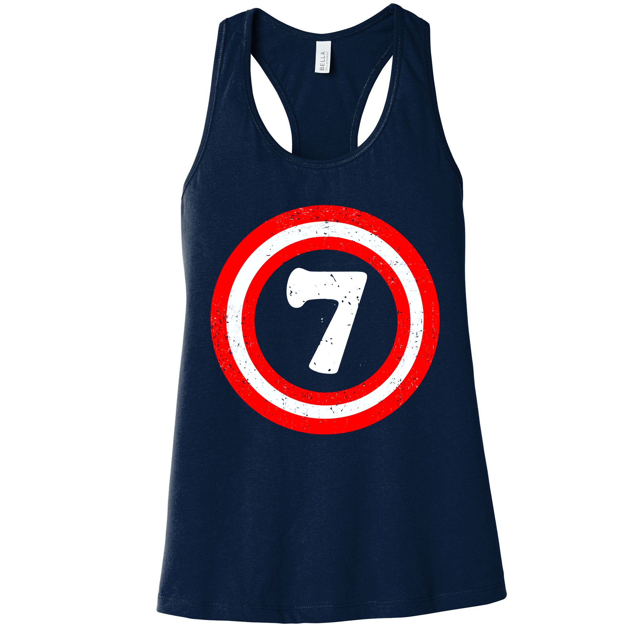 Captain 7th Birthday Womens Tank Top