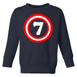 Captain 7th Birthday Toddler Sweatshirt