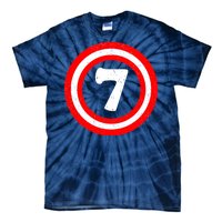 Captain 7th Birthday Tie-Dye T-Shirt