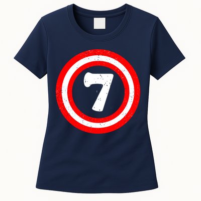 Captain 7th Birthday Womens T-Shirt