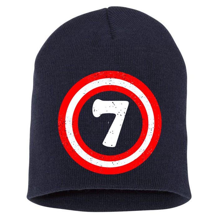 Captain 7th Birthday Short Acrylic Beanie