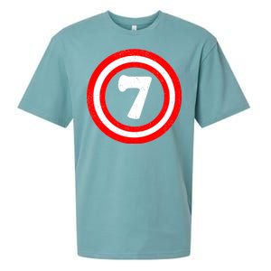 Captain 7th Birthday Sueded Cloud Jersey T-Shirt