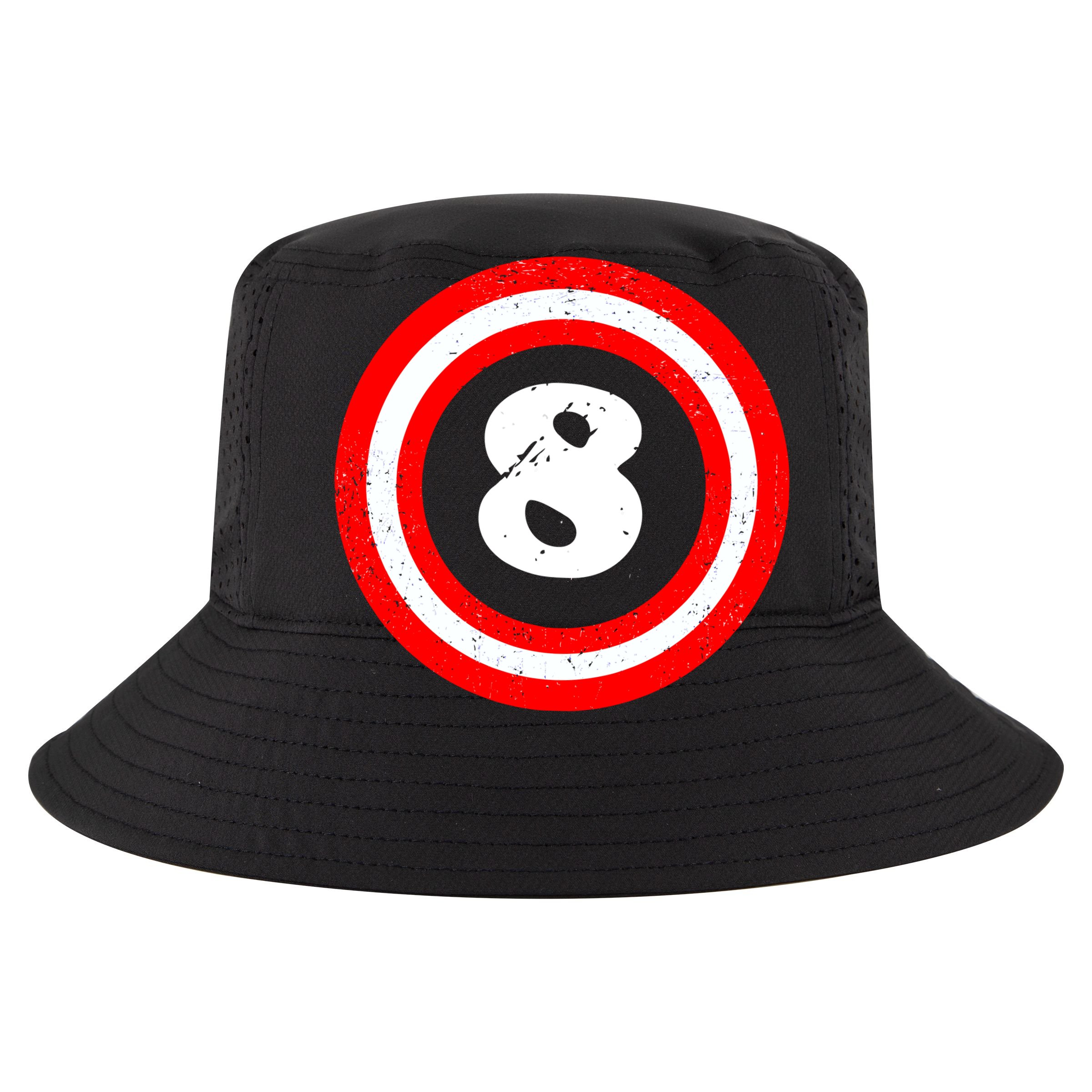 Captain 8th Birthday Cooling Performance Crew T-Shirt