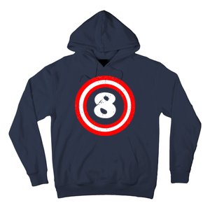 Captain 8th Birthday Hoodie