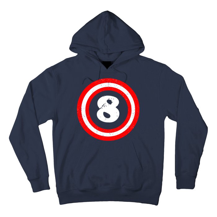 Captain 8th Birthday Hoodie