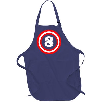 Captain 8th Birthday Full-Length Apron With Pockets