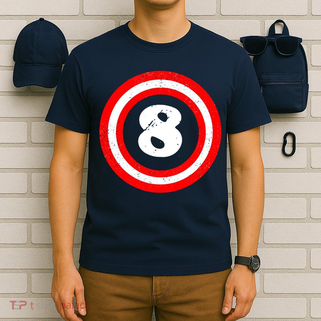Captain 8th Birthday T-Shirt