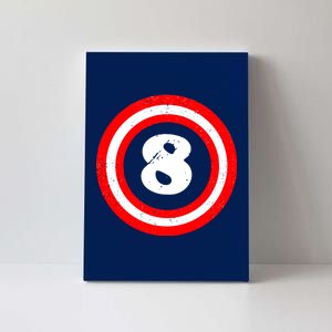 Captain 8th Birthday Canvas