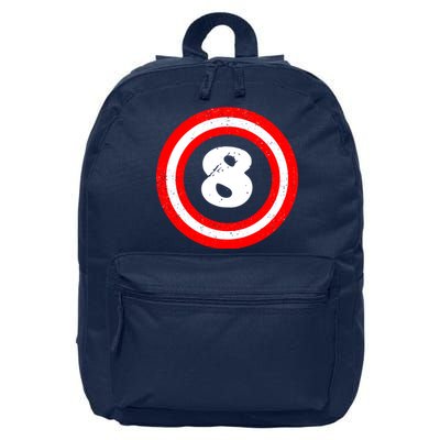 Captain 8th Birthday 16 in Basic Backpack