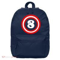 Captain 8th Birthday 16 in Basic Backpack