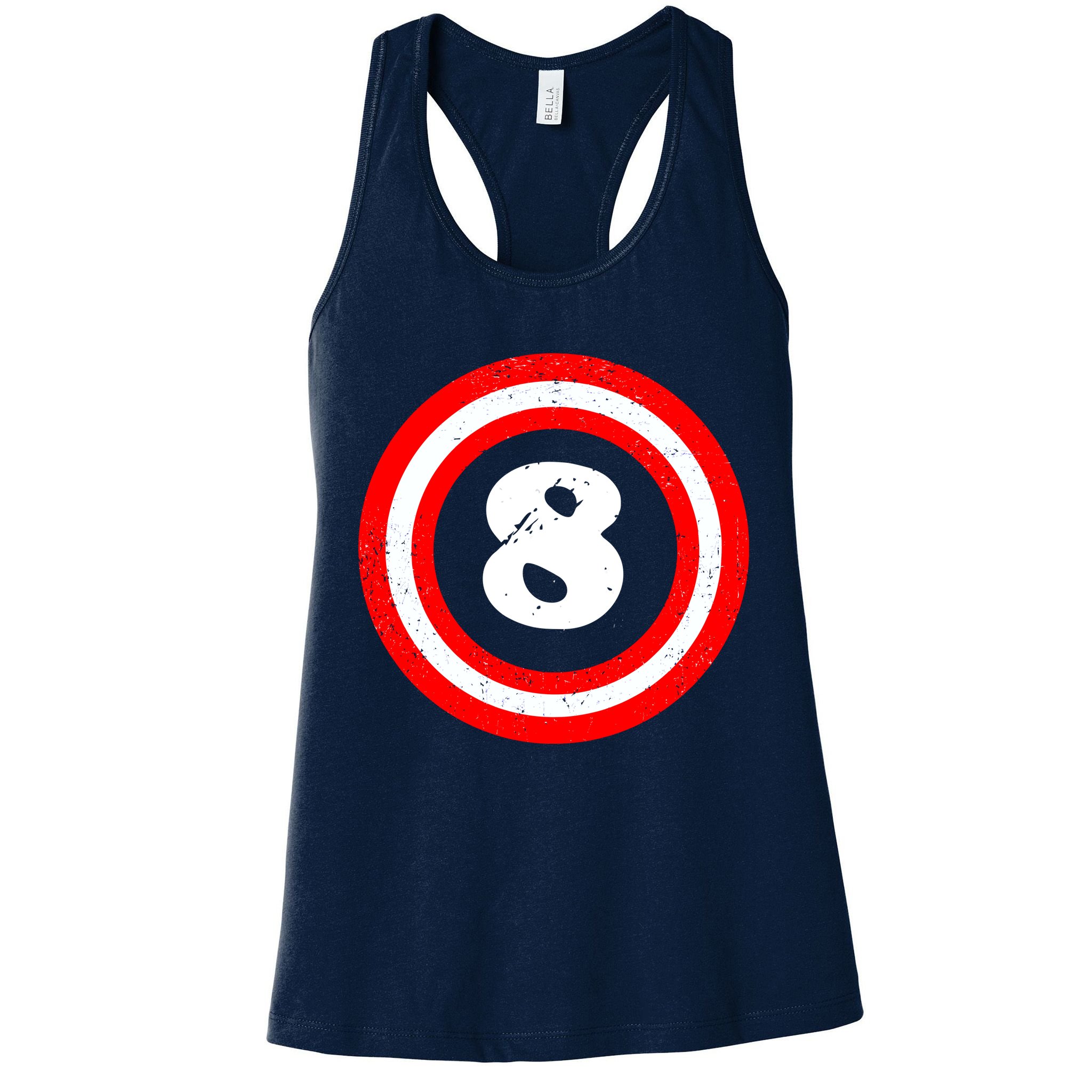 Captain 8th Birthday Womens Tank Top