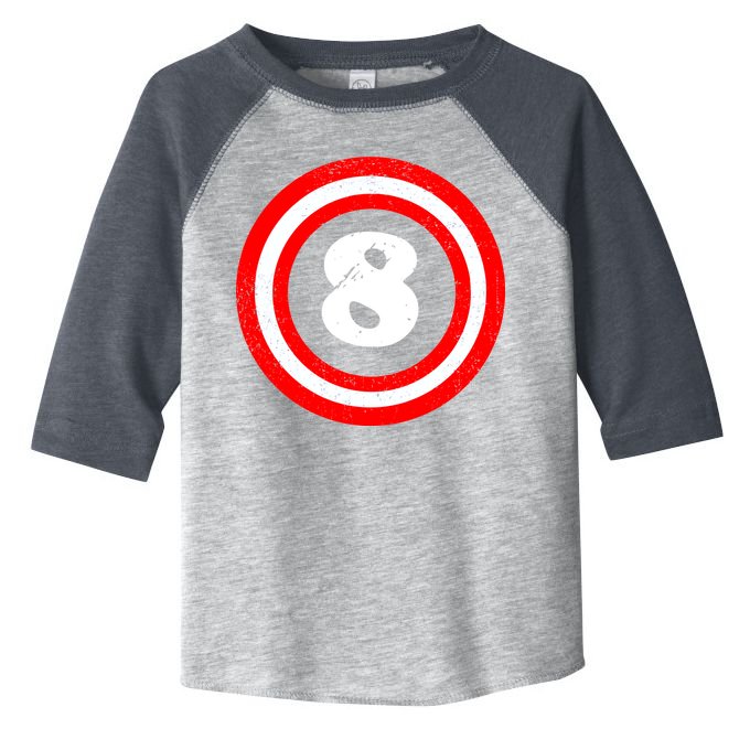 Captain 8th Birthday Toddler Fine Jersey T-Shirt