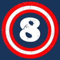 Captain 8th Birthday Visor