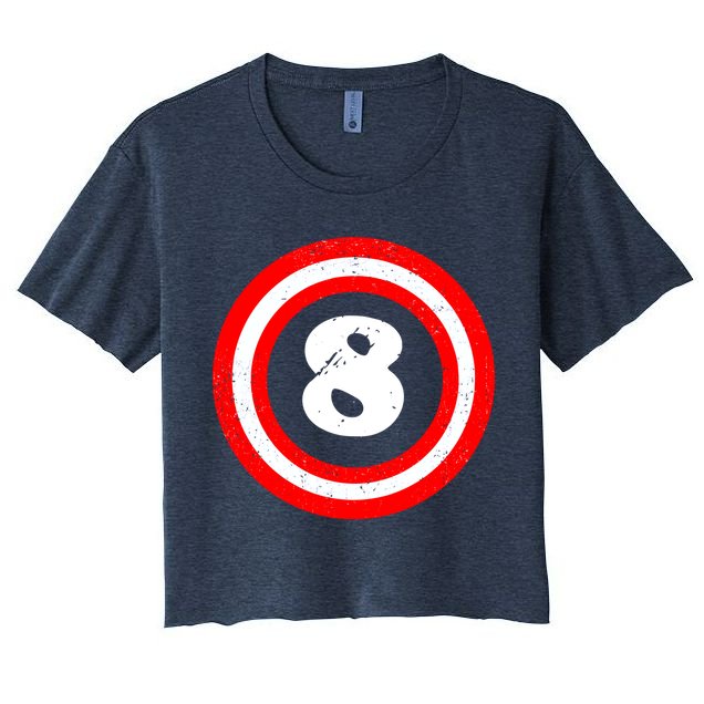Captain 8th Birthday Crop Top