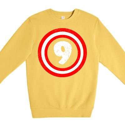 Captain 9th Birthday Premium Crewneck Sweatshirt