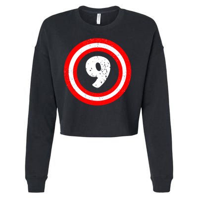 Captain 9th Birthday Cropped Pullover Crew