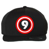 Captain 9th Birthday Wool Snapback Cap