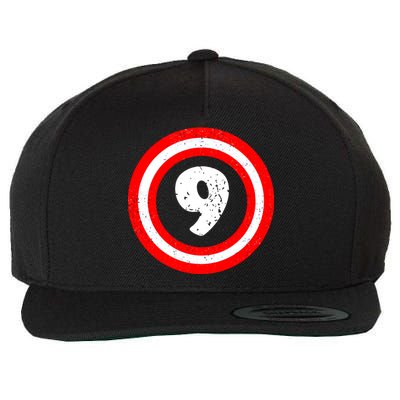 Captain 9th Birthday Wool Snapback Cap