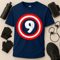 Captain 9th Birthday Cooling Performance Crew T-Shirt