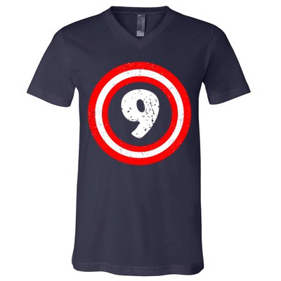 Captain 9th Birthday V-Neck T-Shirt