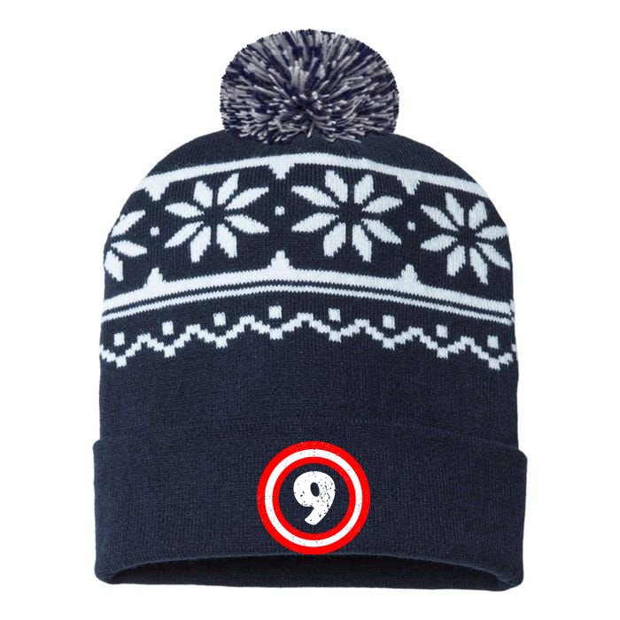 Captain 9th Birthday USA-Made Snowflake Beanie